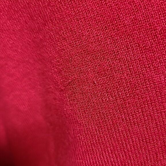 Lane Bryant Crystal Embellished Sweater Womens 18 20 Balloon Sleeve Stretch Red - Picture 6 of 10